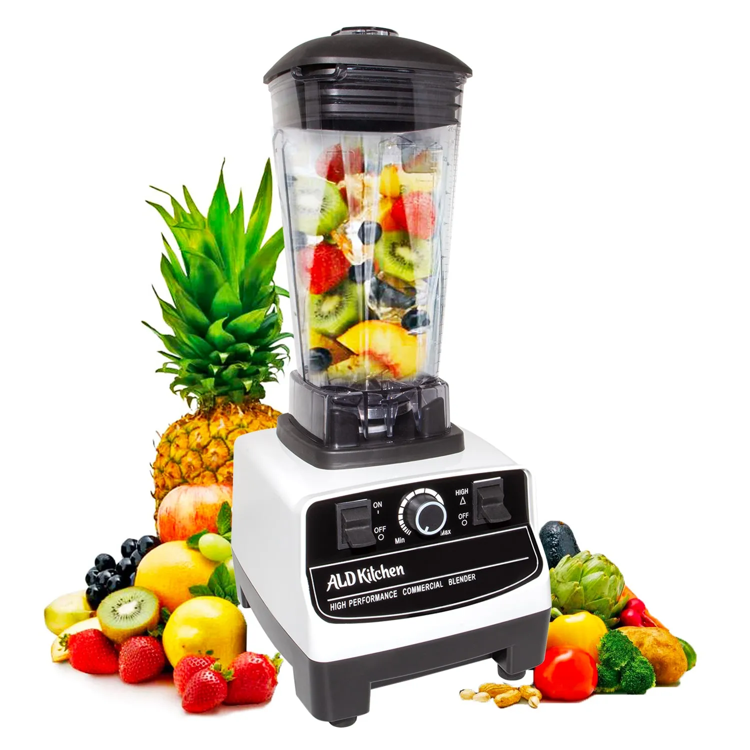 A-BL717 Commercial Blender | Electric Mixer | Portable Juice Maker | 110V