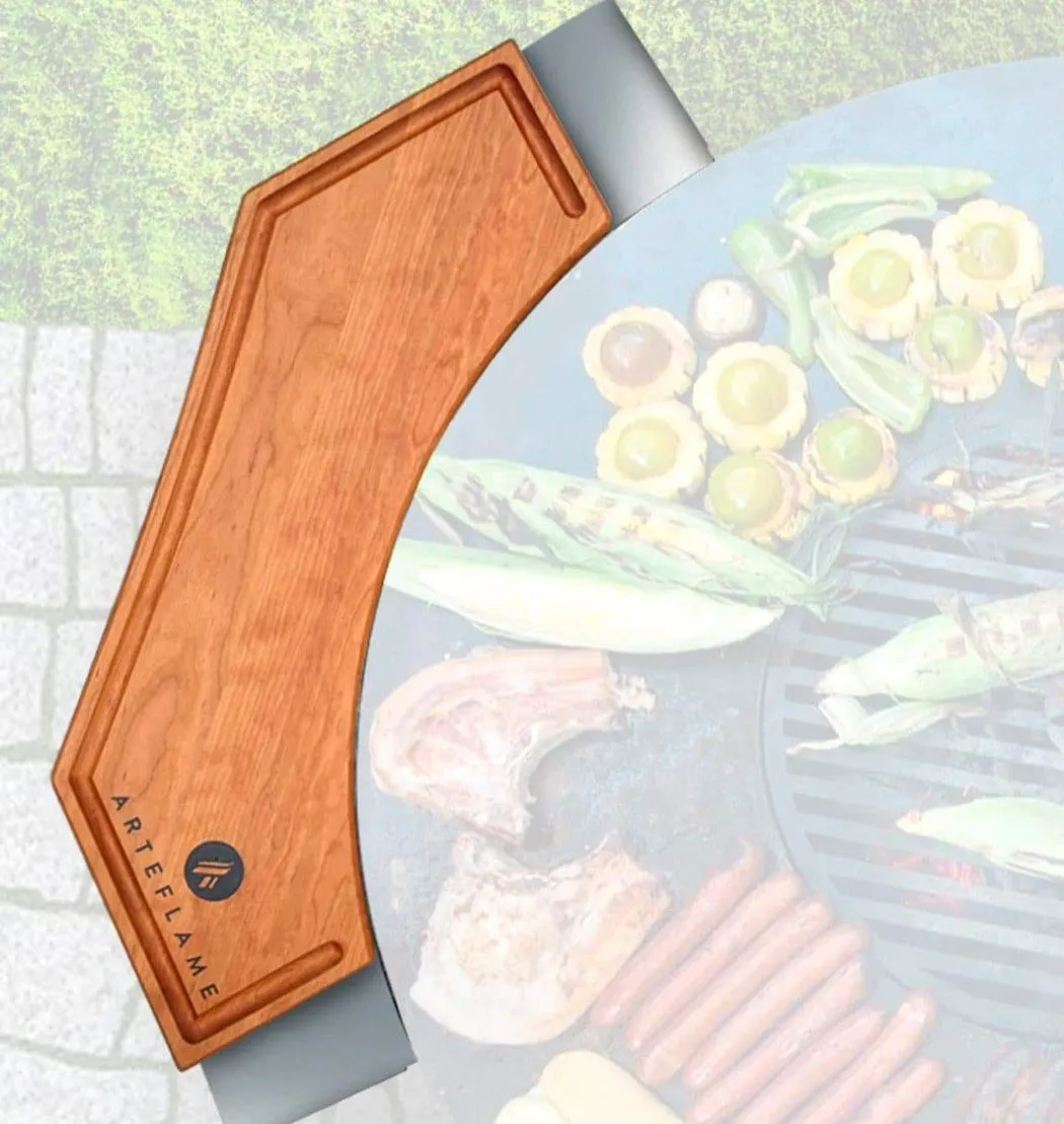 Arteflame Cherry Wood Cutting Block - Perfect Fit for Grills