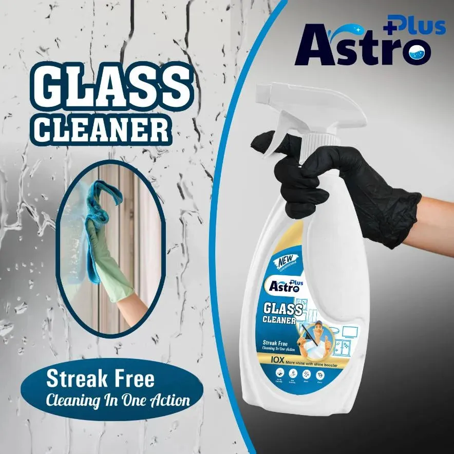 Astro Plus Glass Cleaner Glass And Household Cleaner Surface Cleaning Spray Bottle 500ml