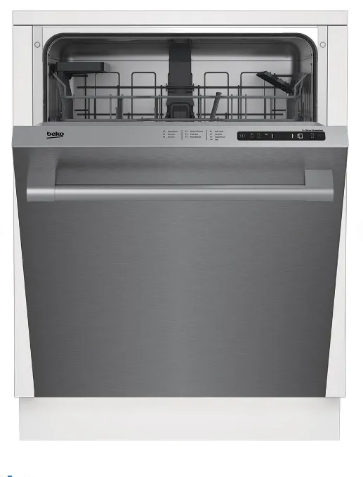 Beko 24 Inch Built-In Dishwasher with 5 Wash Cycles, 14 Place Settings, Quick Wash, Soil Sensor, Energy Star Certified, Stainless Steel Tub, Fingerprint-Free in Stainless Steel