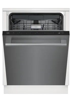 Beko DDT38530XWS Tall Tub Stainless Dishwasher, 16 place settings, 45 dBa, Top Control With Water Softener