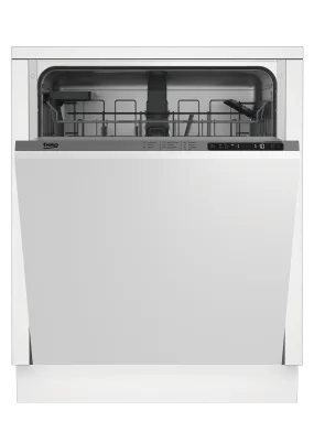 Beko DIN25401 Full Size Dishwasher, 14 place settings, 48 dBa, Fully Integrated Panel Ready