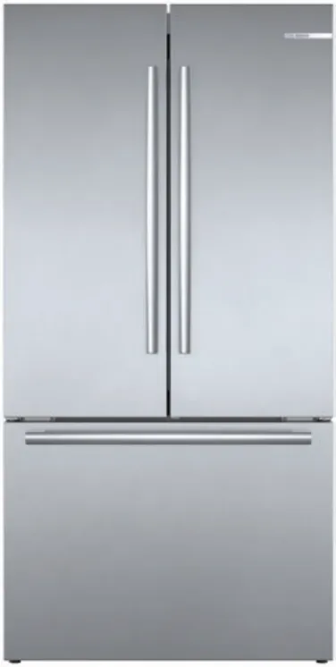 BOSCH B36CT80SNS 800 Series 36 Inch Smart Counter Depth French Door Refrigerator  In Stainless Steel