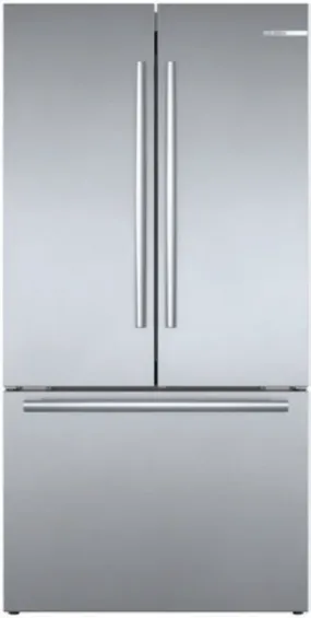 BOSCH B36CT80SNS 800 Series 36 Inch Smart Counter Depth French Door Refrigerator  In Stainless Steel