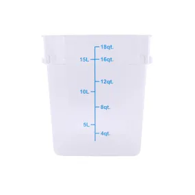 CAC China FS1P-SQ18C Food Storage Container