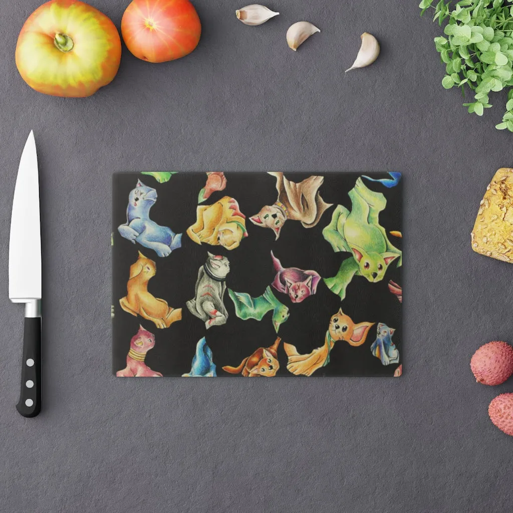 Cat Pattern Cutting Board