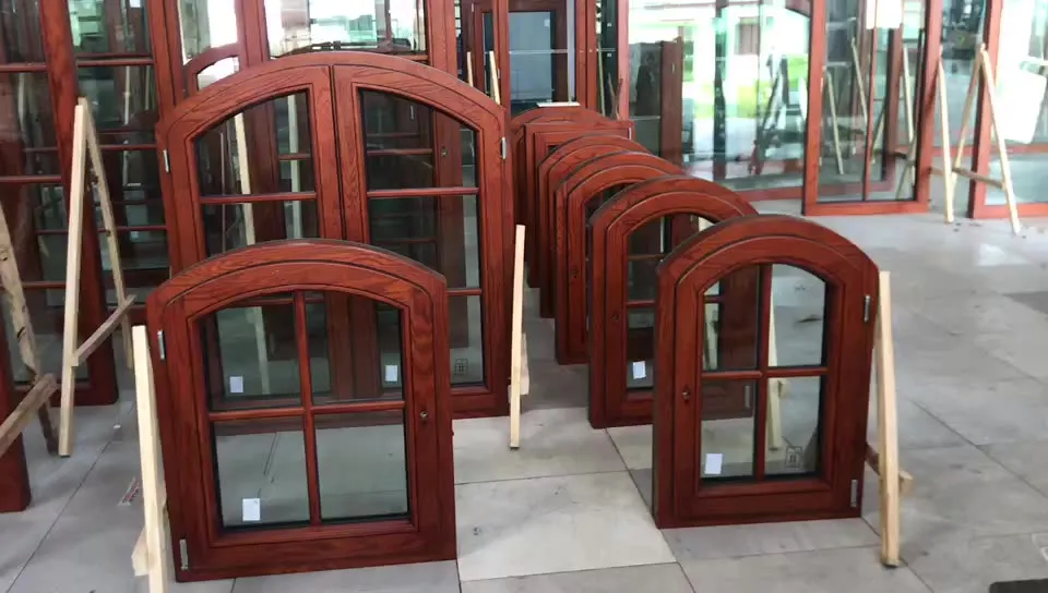 Doorwin 202110 Year Warranty Energy Efficient Hot New Products Cheapest Price High-End Custom Fitted Arched Interior French Doors