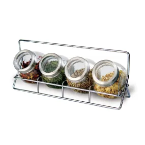 H&B 5 Pc Slanted Spice Rack Set