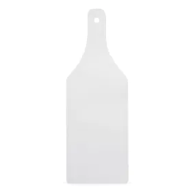 HPN SubliCraft 4.5" x 12.5" Wine Bottle Shaped Sublimation Glass Cutting Board - 48 per Case