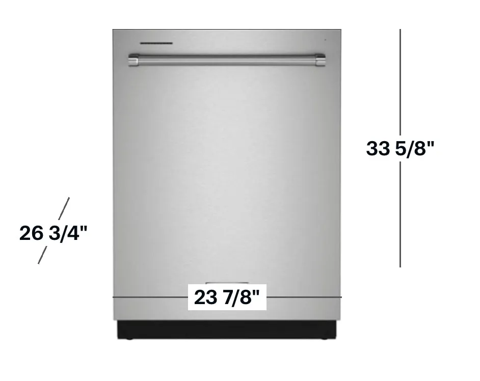 KitchenAid - 24" Top Control Built-In Dishwasher with Stainless Steel Tub, PrintShield Finish, 3rd Rack, 39 dBA - Stainless Steel
Model:KDTE204KPS