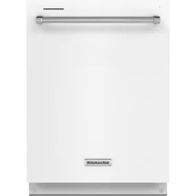 KitchenAid Dishwasher Stainless Steel Tub (KDTE204KWH) - White