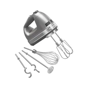 KitchenAid KHM926 Artisan 9 Speed Hand Mixer Contour Silver