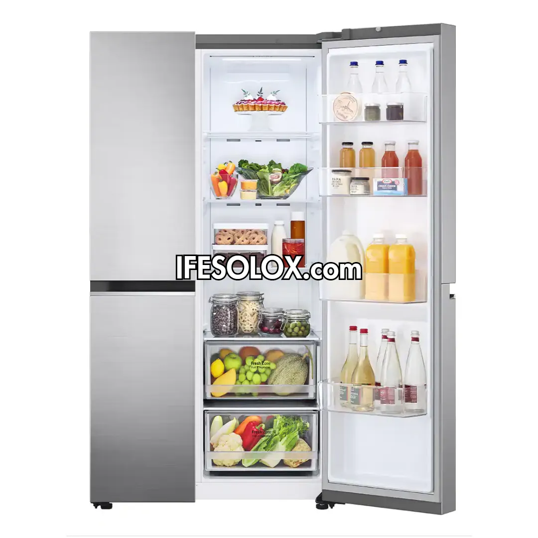 LG GC-B257JLYL 625L Smart Inverter Side By Side Double Door Refrigerator with WiFi & AI Assistant - Brand New