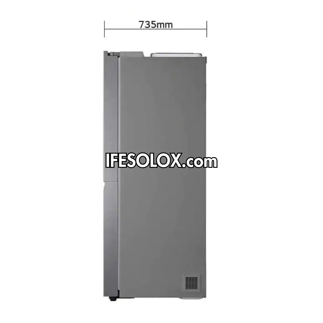 LG GC-B257SLWL 655L Smart Inverter Side By Side Double Door Refrigerator with WiFi & AI Assistant - Brand New