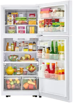 LG LTCS20020W 20 cu. ft. Top Freezer Refrigerator