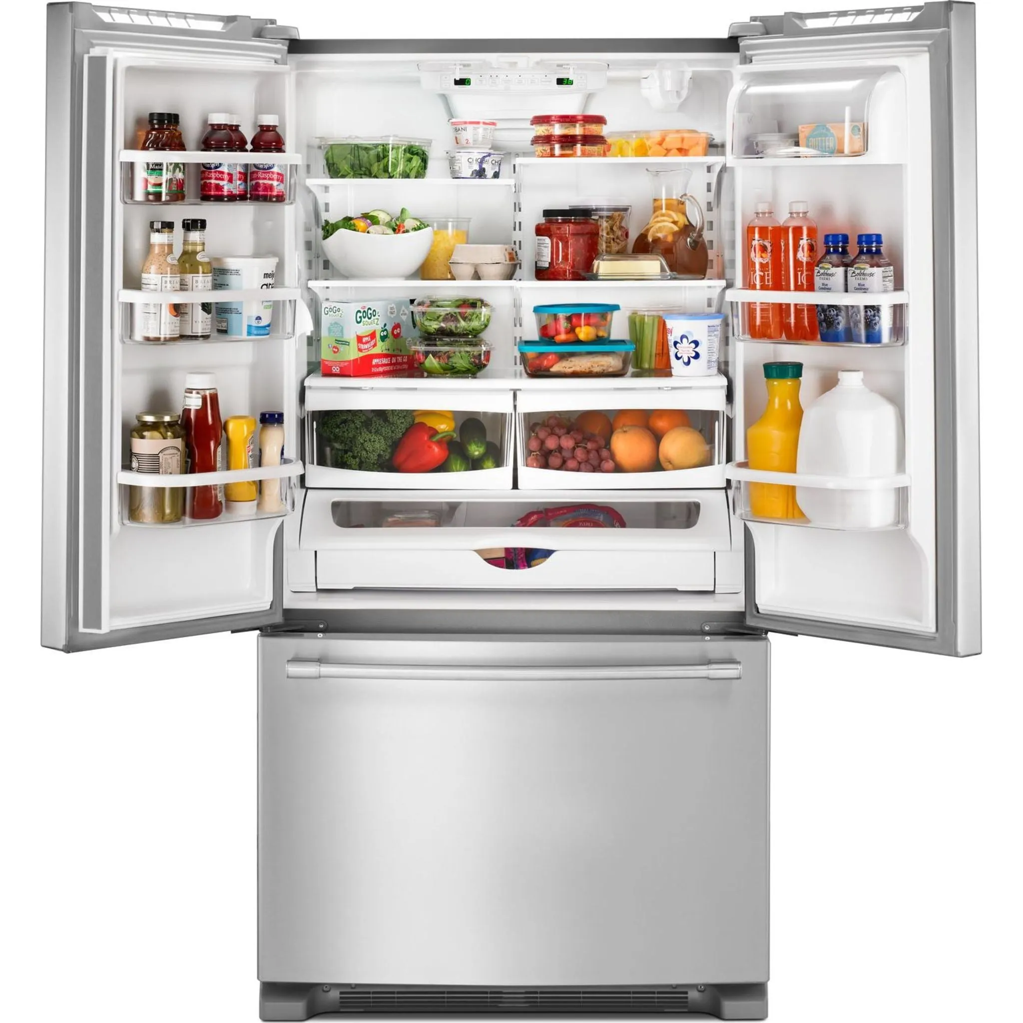 Maytag 36- Inch Wide Counter Depth French Door Refrigerator - 20 cu. ft. (MFC2062FEZ)