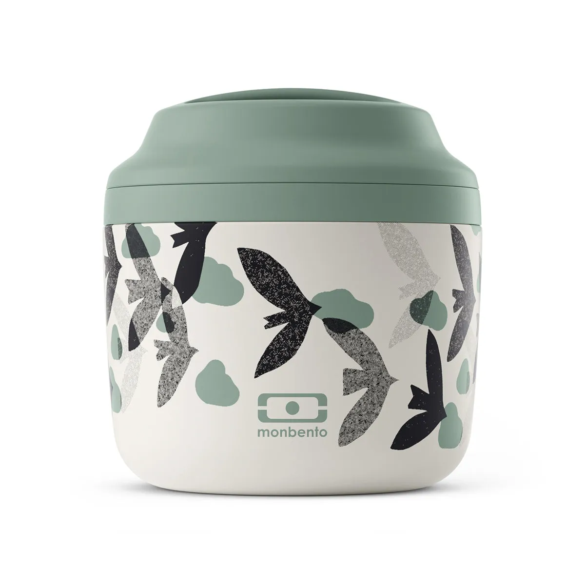 Monbento MB Element Graphic Insulated Lunch Box (550ml) - Birds