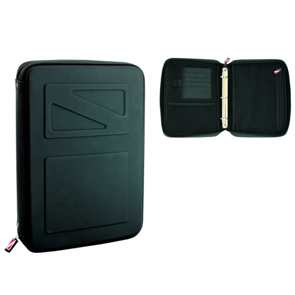 Open Box Innovative Scuba Concepts Water Resistant 3 Ring Molded Logbook Binder With Insert