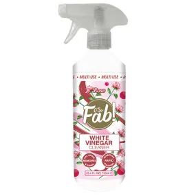 O'So Fab White Vinegar Spray Rose 25.4 FL Oz