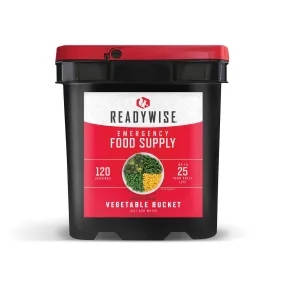 ReadyWise - 120 Serving Freeze-Dried Vegetable Bucket