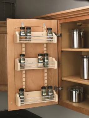 Rev-A-Shelf Large Adjustable Door mount Spice Rack 4ASR-21