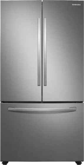 Samsung - 28 cu. ft. Large Capacity 3-Door French Door Refrigerator - Stainless steel