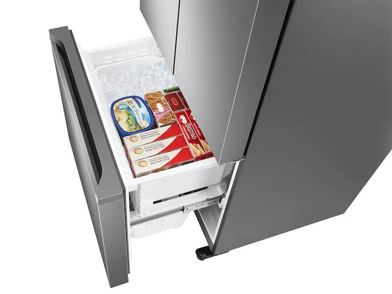 Samsung RF18A5101S9 18 cu. ft. Smart Counter Depth 3-Door French Door Refrigerator in Stainless Look