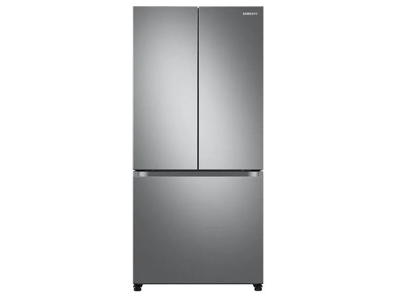 Samsung RF18A5101S9 18 cu. ft. Smart Counter Depth 3-Door French Door Refrigerator in Stainless Look