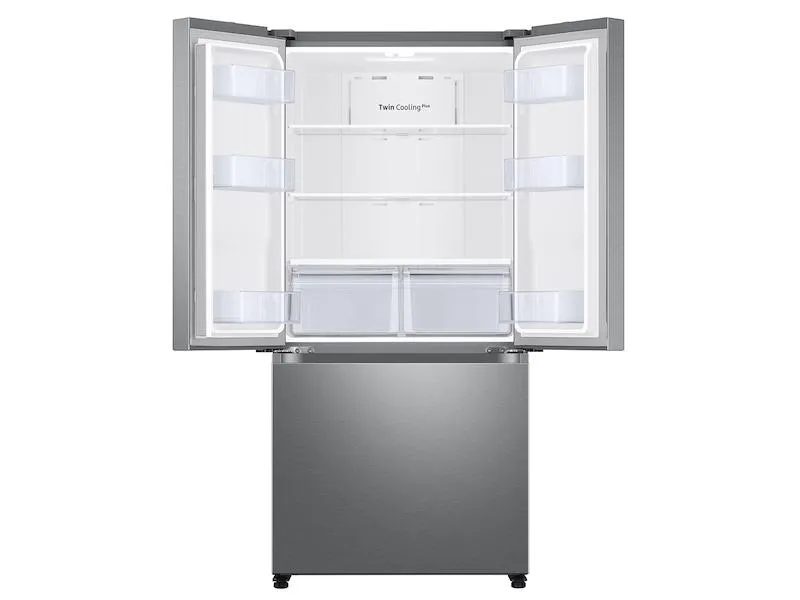 Samsung RF18A5101S9 18 cu. ft. Smart Counter Depth 3-Door French Door Refrigerator in Stainless Look