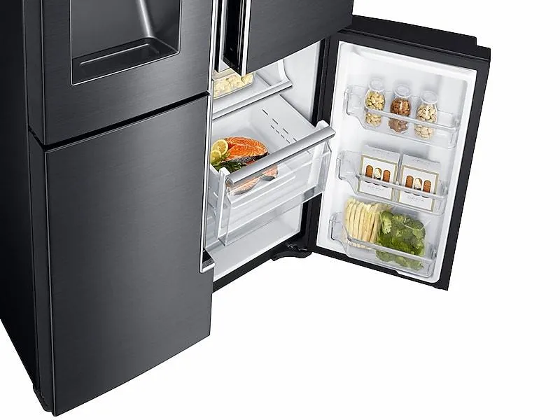 Samsung RF23J9011SG 23 cu. ft. Counter Depth 4-Door Flex™ Refrigerator with FlexZone™ in Black Stainless Steel