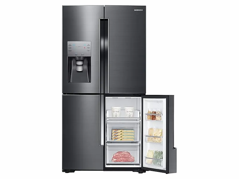 Samsung RF23J9011SG 23 cu. ft. Counter Depth 4-Door Flex™ Refrigerator with FlexZone™ in Black Stainless Steel