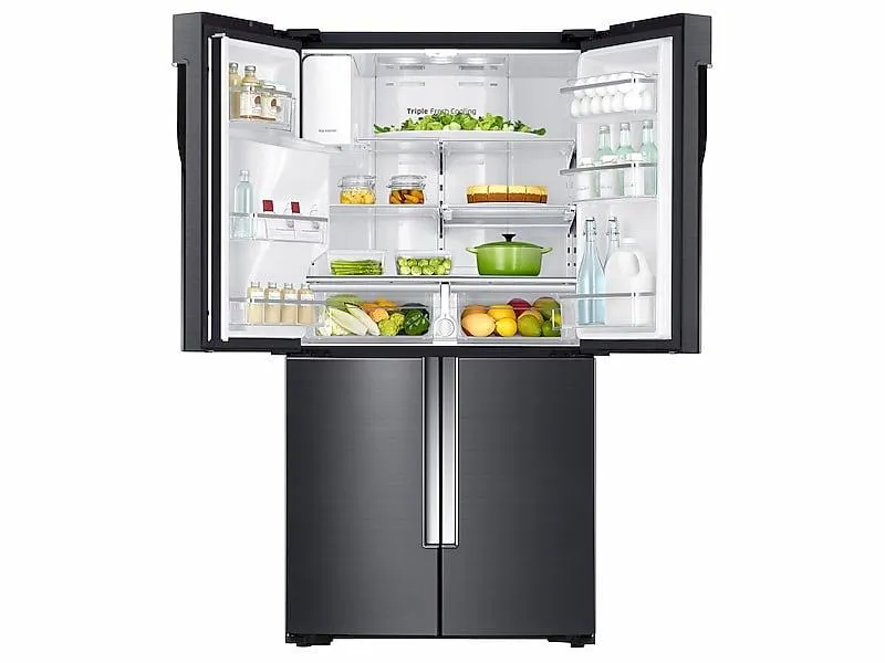 Samsung RF23J9011SG 23 cu. ft. Counter Depth 4-Door Flex™ Refrigerator with FlexZone™ in Black Stainless Steel