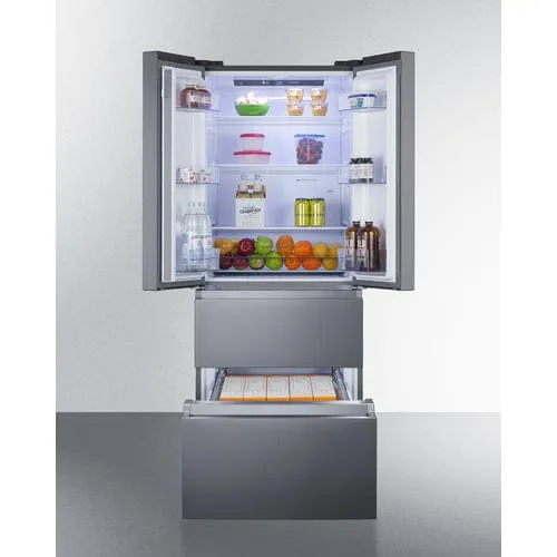 Summit 27.5" French Door Refrigerator-Freezer FDRD152PL